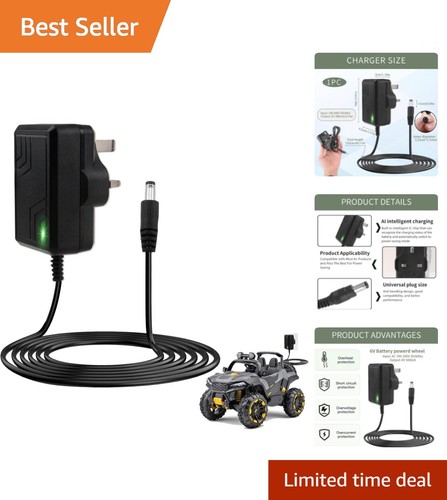 Compact battery charger for - 6v,